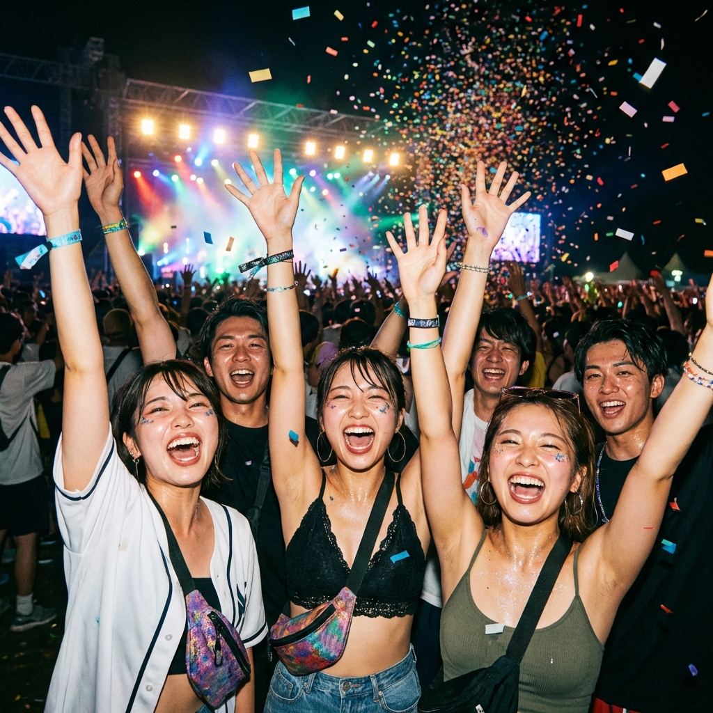 夏の音楽フェス